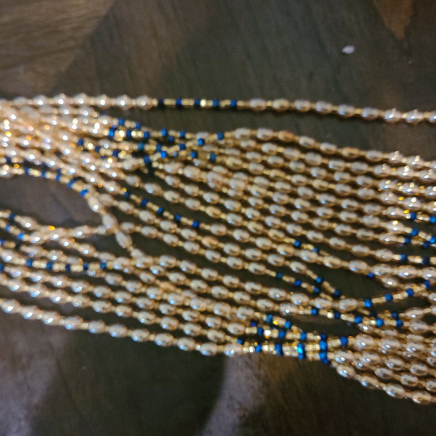 Waist Beads And Ankle Bracelet Set