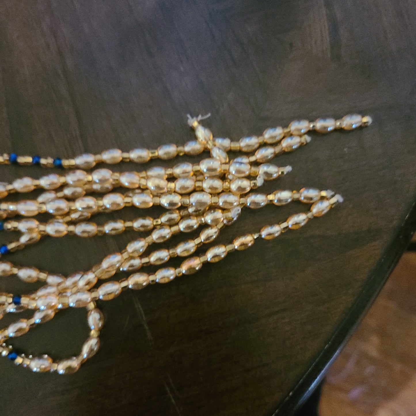 Waist Beads And Ankle Bracelet Set