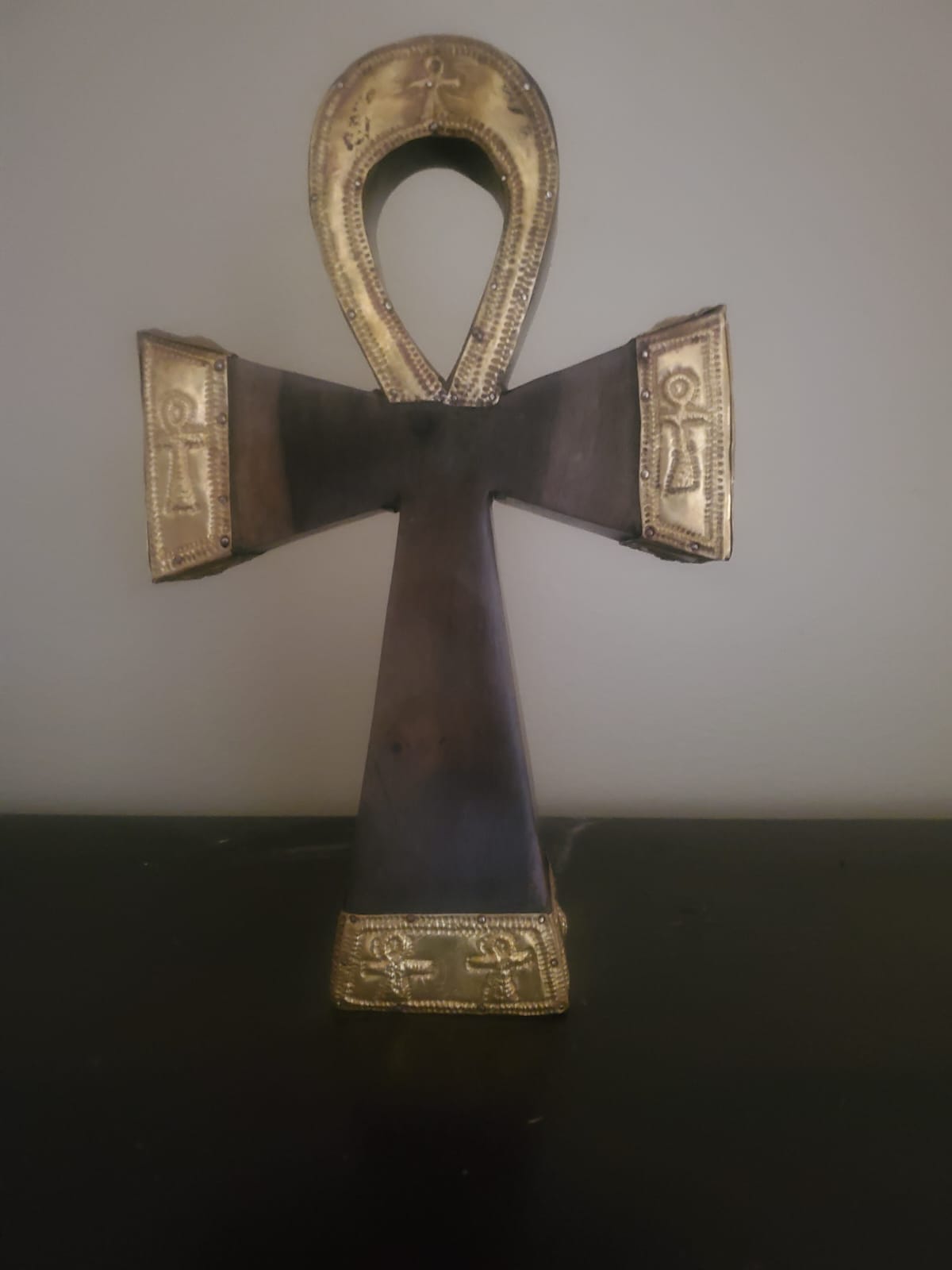 Wood Grain Custom Ankh