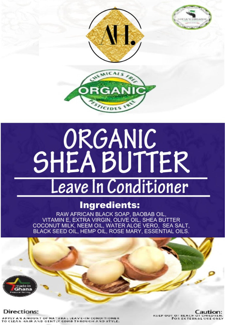 Organic Shea Butter Leave In Conditioner