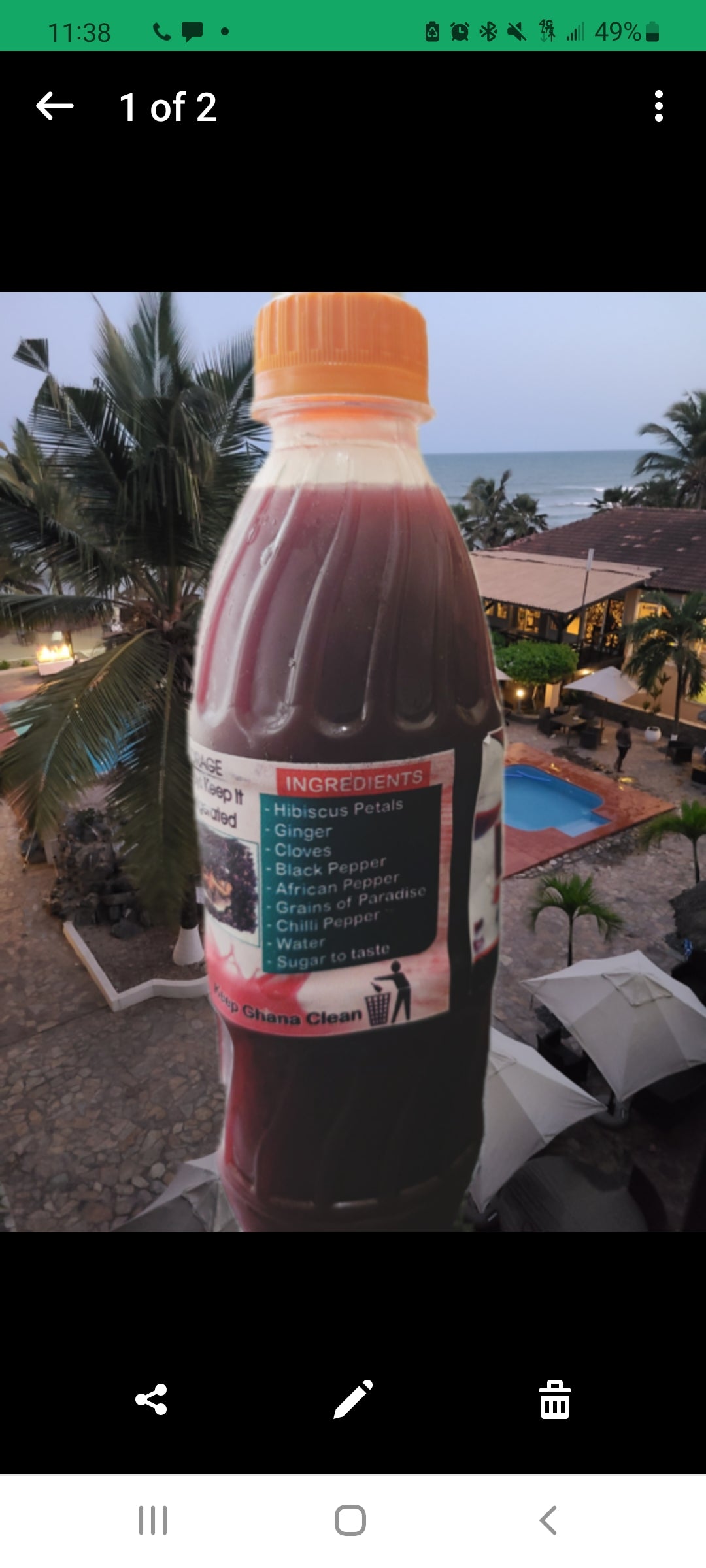 6 Pack Of Bolga Juice