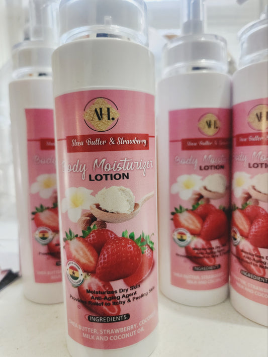 Strawberry 🍓 Infused Shea Butter Lotion