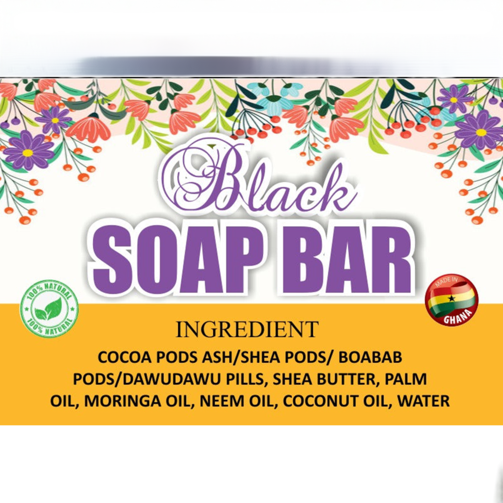 African Black Soap Bars