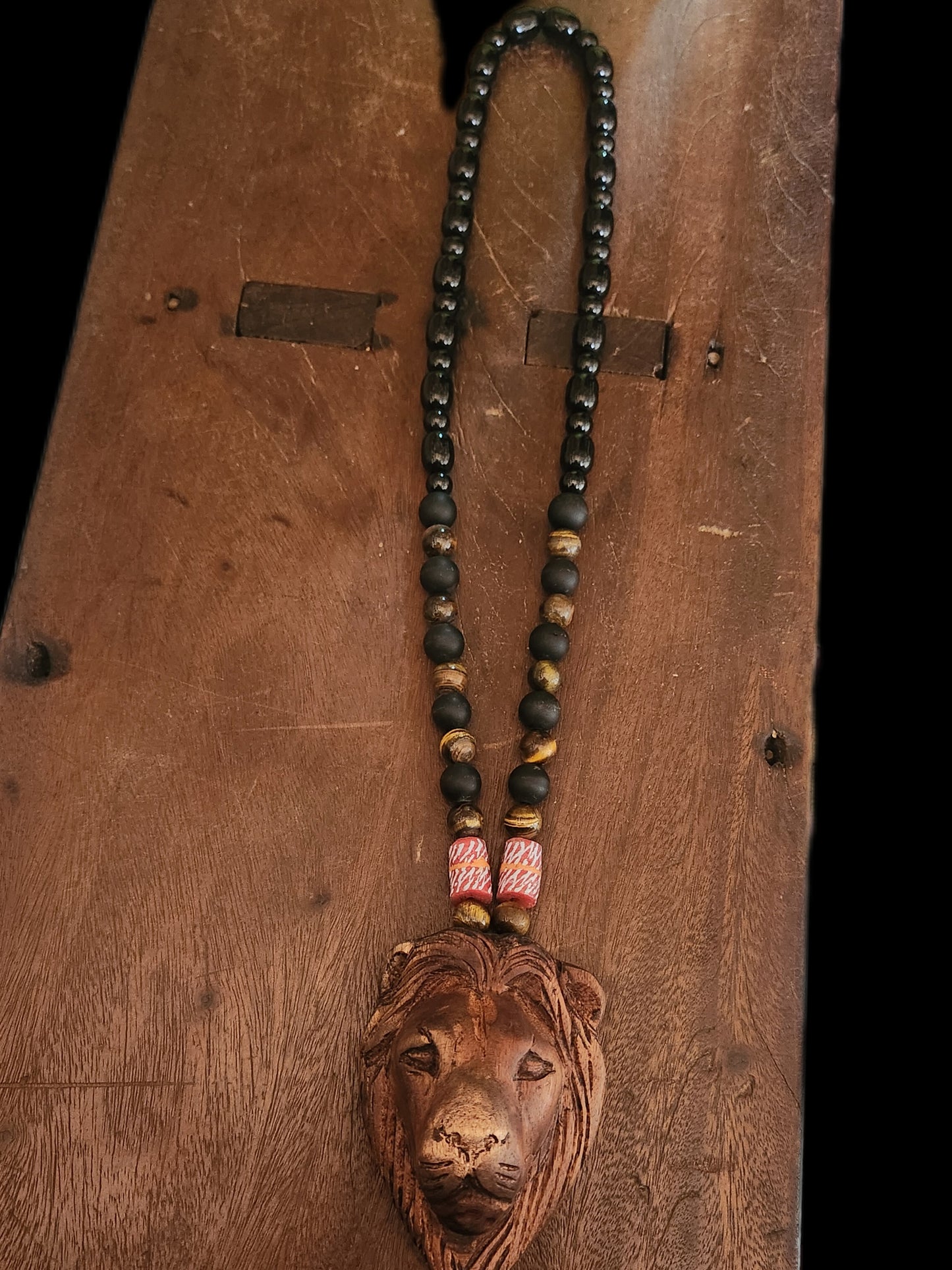 Brown Lion 🦁 Headed Necklace