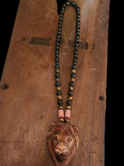 Brown Lion 🦁 Headed Necklace