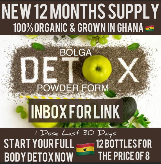 12 Month Supply Bolga Detox Powder Form