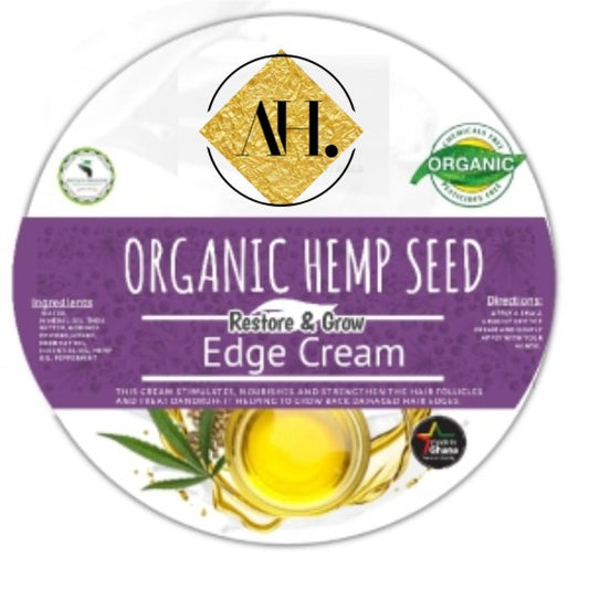 Organic Hemp Seed Edge Cream