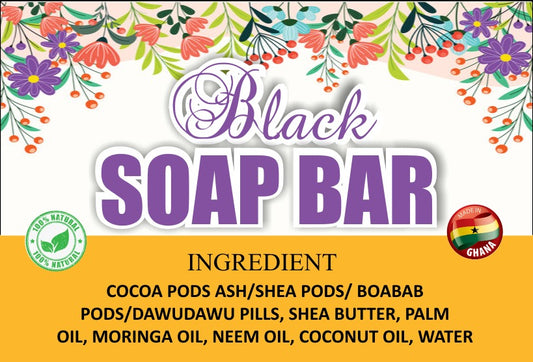 African Black Soap Bars