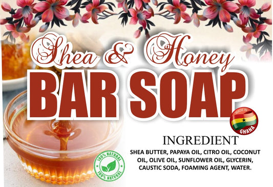 Shea Butter and Honey Soap Bar